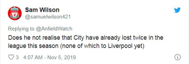 Bị Aguero xem thường, CĐV Liverpool nhắc lại 