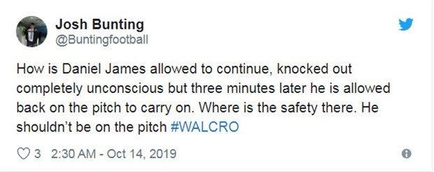 Daniel James bất tỉnh, CĐV Man Utd 