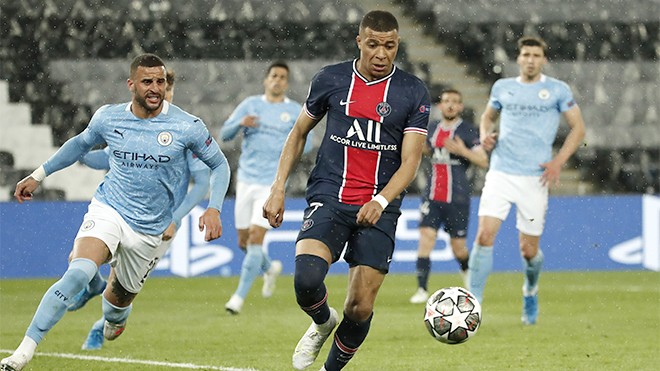 10 thống kê Man City 2-0 PSG:  - Bóng Đá