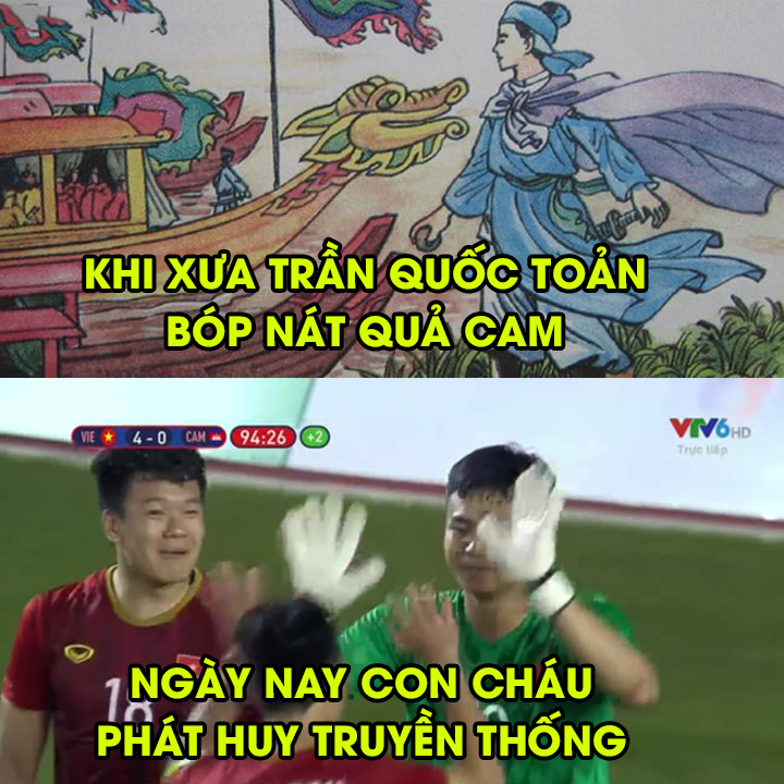 Ảnh chế trận Việt Nam vs Campuchia - Bóng Đá