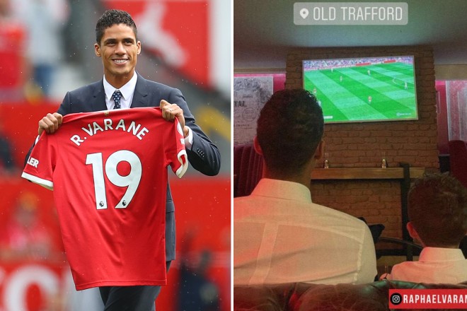 Ra mắt M.U, Varane hành động kỳ quặc khiến tất cả ngỡ ngàng - Bóng Đá