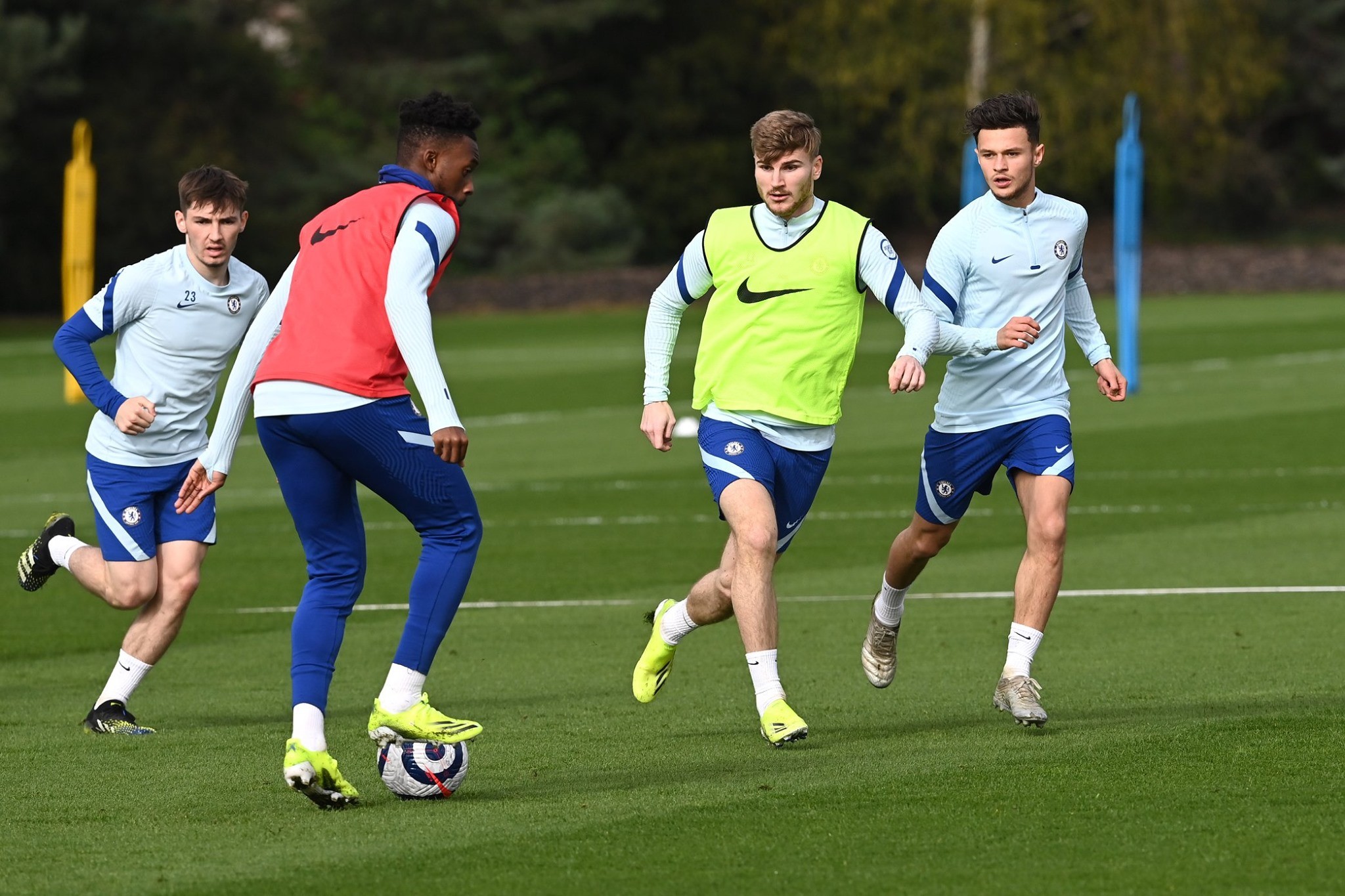 Timo Werner nghệch mặt ra khi trở lại Chelsea - Bóng Đá