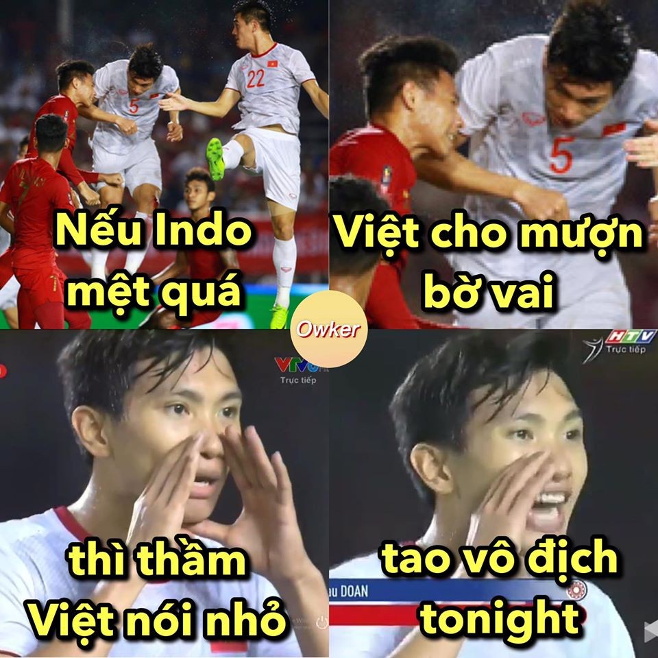 Ảnh chế trận Việt Nam vs Indonesia - Bóng Đá
