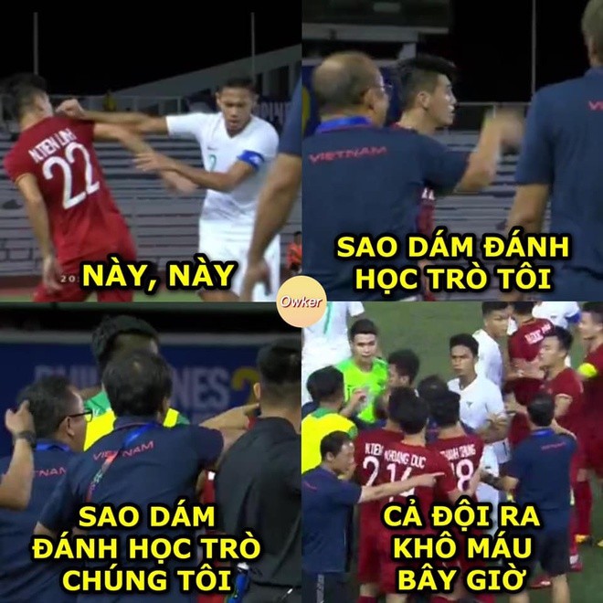 Ảnh chế U22 Việt Nam vs Indonesia - Bóng Đá