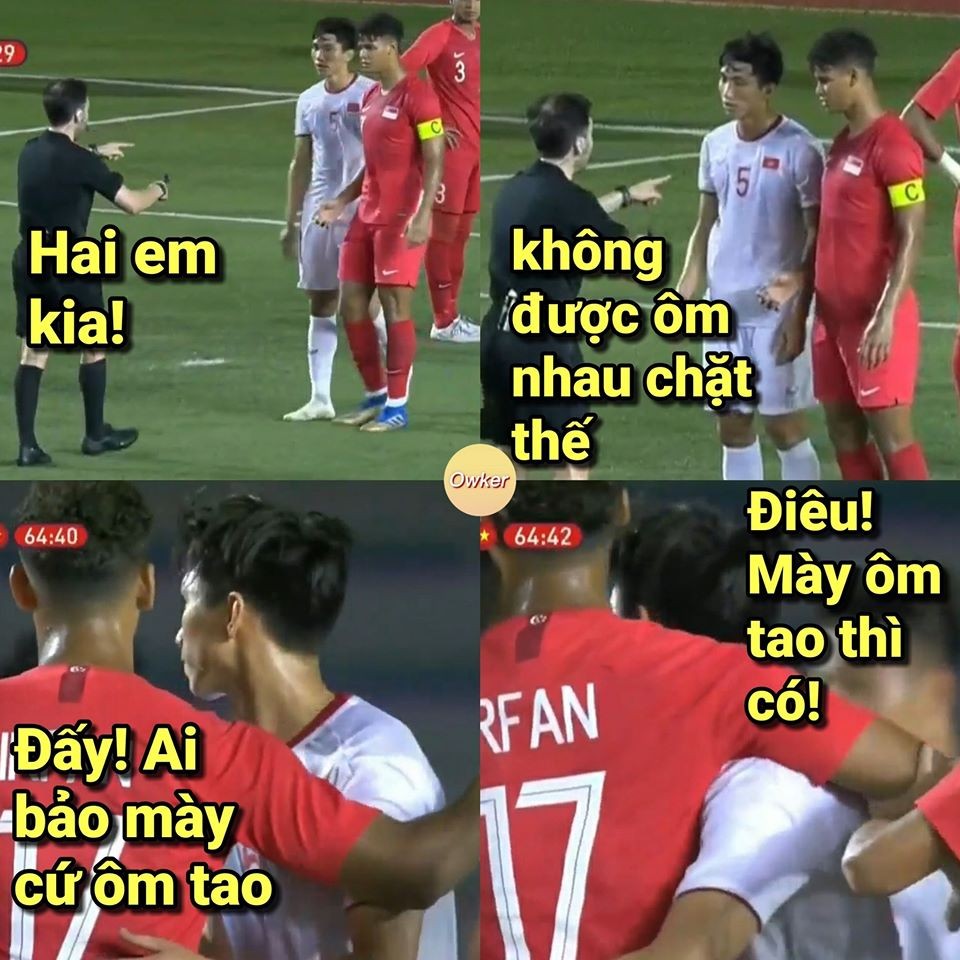 Ảnh chế U22 Việt Nam vs Singapore - Bóng Đá
