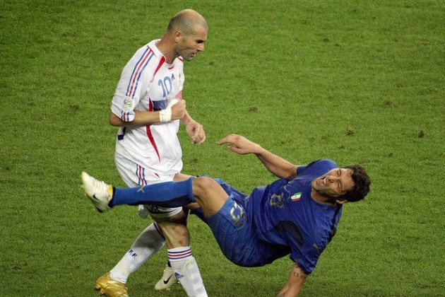 Top 5 headbutts that shocked the world - Bóng Đá