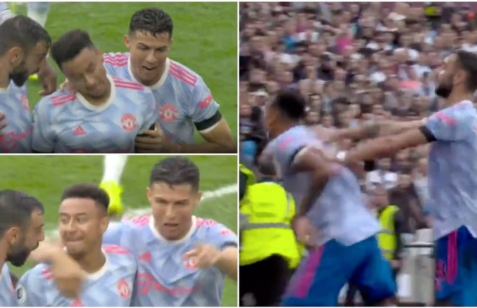 Ronaldo,  Fernandes forced Lingard to celebrate - Bóng Đá