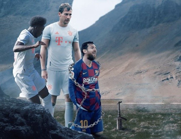 Ảnh chế Barca thua Bayern - Bóng Đá