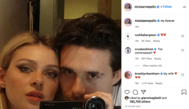 Brooklyn Beckham, the son of David and Victoria, got married in secret to actress Nicola Anne Peltz? - Bóng Đá