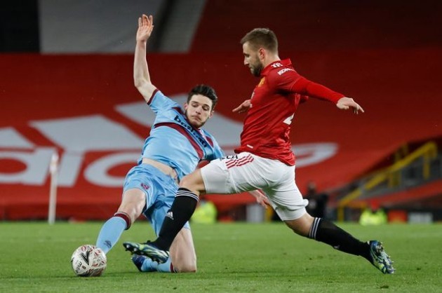 Rice's stats vs Man Utd  - Bóng Đá