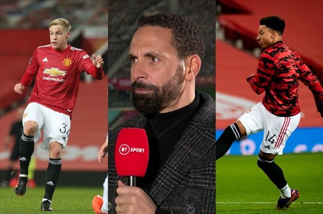 Manchester United great Rio Ferdinand sends messages to Jesse Lingard and Donny van de Beek - Bóng Đá