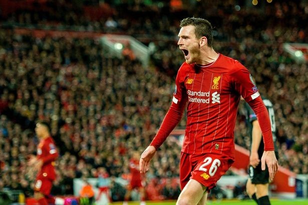 Mo Salah And Sadio Mane Joke About Andy Robertson 'Finally' Scoring - Bóng Đá