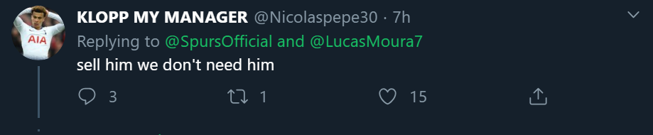 CĐV Spurs phản ứng Lucas Moura - Bóng Đá