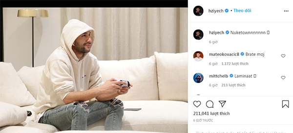 Bị Tuchel lãng quên tại Chelsea, Ziyech có động thái bất ngờ trên MXH - Bóng Đá