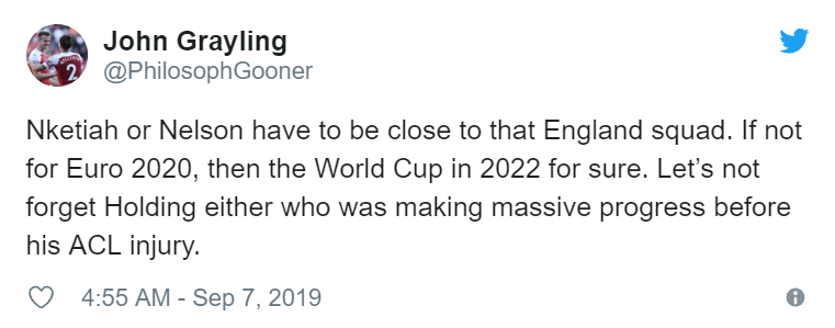 Arsenal fans go wild as Eddie Nketiah and Reiss Nelson fire England U21s to dramatic win - Bóng Đá