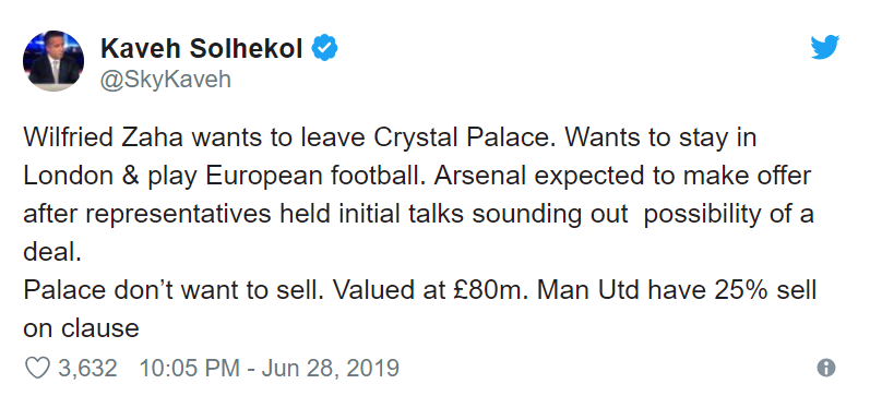 Sky Sports journo: Arsenal hold ‘initial talks’ to sign 26-year-old who wants to join Gunners - Bóng Đá