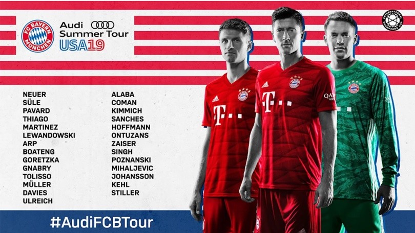 Bayern triệu tập đội hình du đấu - Bóng Đá
