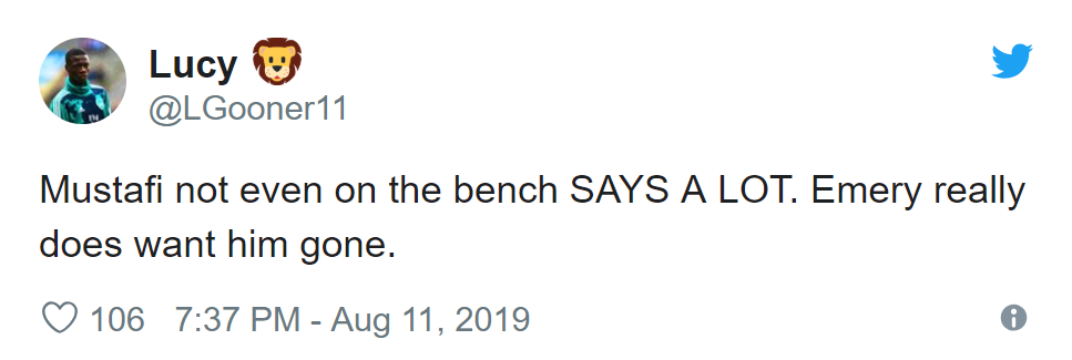 Arsenal fans react as Shkodran Mustafi is left out against Newcastle - Bóng Đá