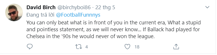 Fan react Michael Ballack on Van Dijk - Bóng Đá