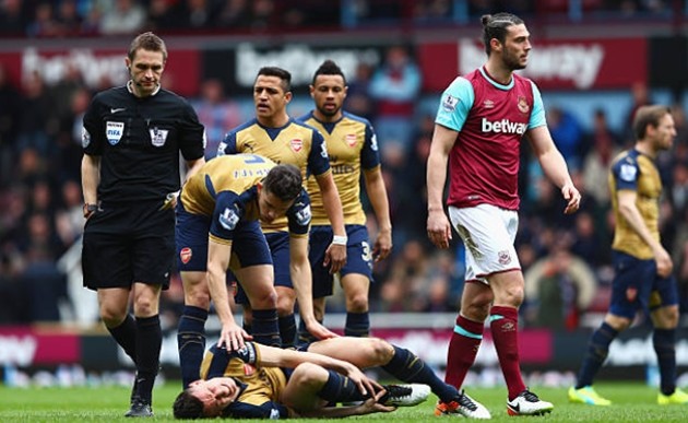 Ngày này năm xưa, West Ham 3-3 Arsenal - Bóng Đá