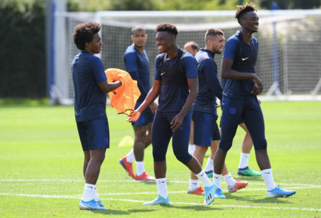 Ảnh Hudson Odoi tập - Bóng Đá