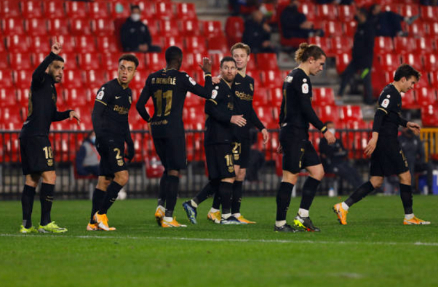 Barcelona và loạt thống kê áp đảo trước Granada - Bóng Đá