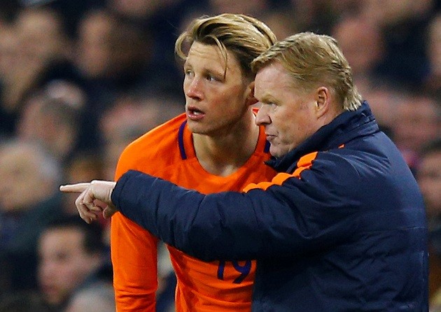 De Jong, Kluivert và những cầu thủ được Koeman cho ra mắt tuyển Hà Lan - Bóng Đá