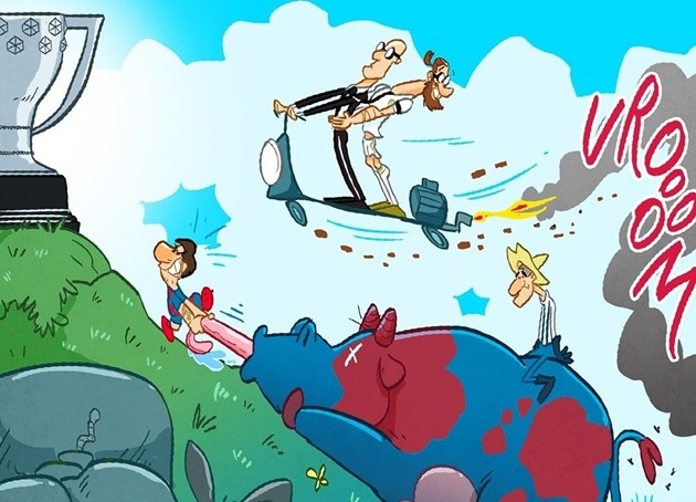 Ảnh chế Barca hòa Atletico - Bóng Đá