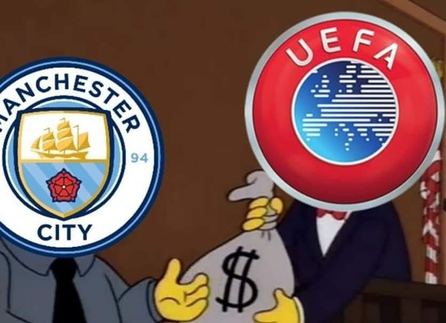 Ảnh chế Man City thoát án phạt - Bóng Đá