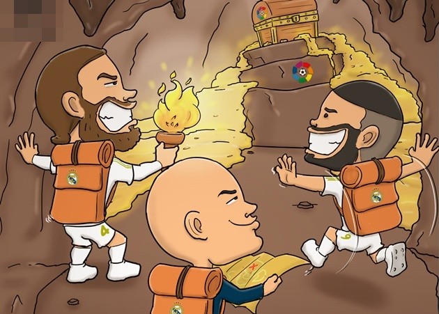 Ảnh chế Real vô địch La Liga - Bóng Đá