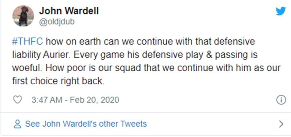 NHM Tottenham chỉ trích Serge Aurier - Bóng Đá