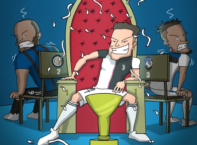 Ảnh chế Juve vô địch Serie A - Bóng Đá