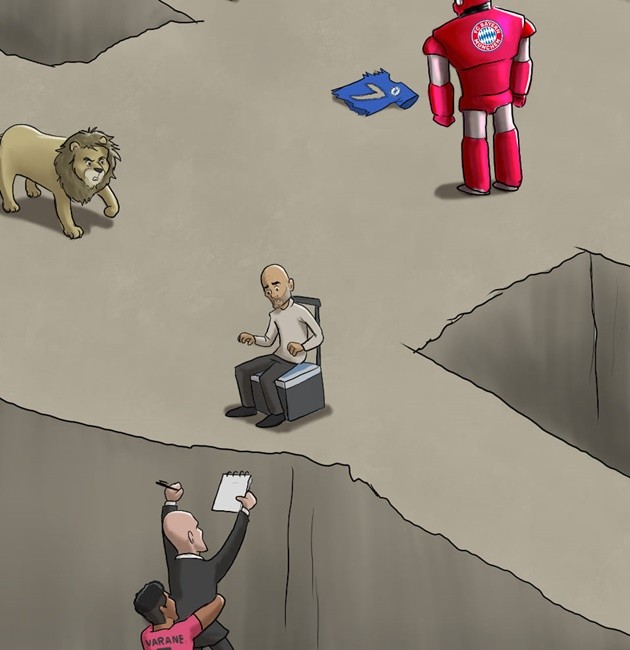 Ảnh chế Man City thua Lyon - Bóng Đá