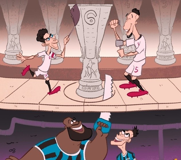 Ảnh chế Inter thua Sevilla - Bóng Đá