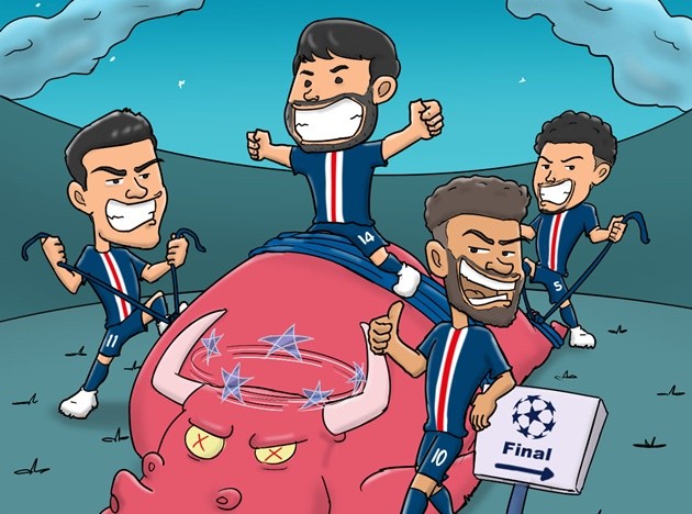 Ảnh chế bán kết C1 - Bóng Đá