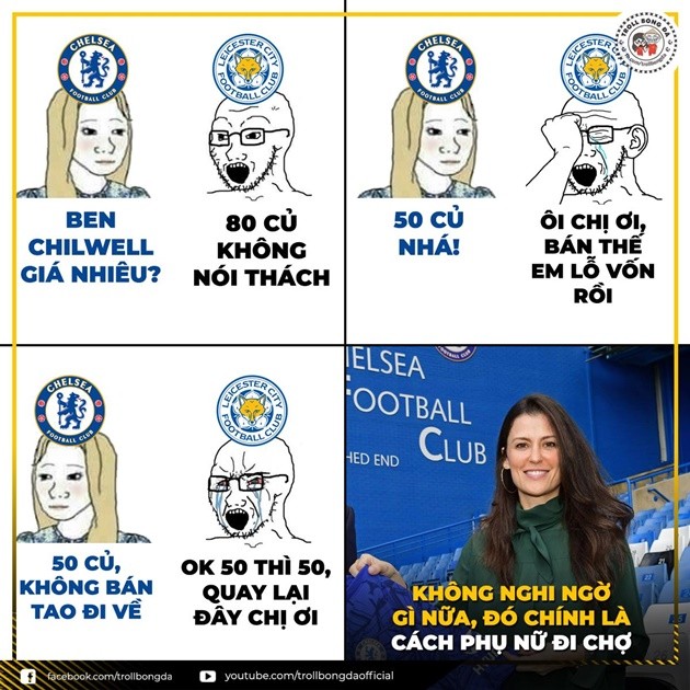 Ảnh chế Chelsea mua Chilwell - Bóng Đá