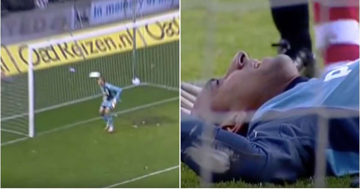 When legend Edgar Davids nearly KO'd Heurelho Gomes with a 35-yard volley - Bóng Đá