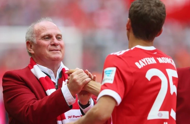 Report: Uli Hoeness vetoed Thomas Müller transfer from Bayern Munich - Bóng Đá