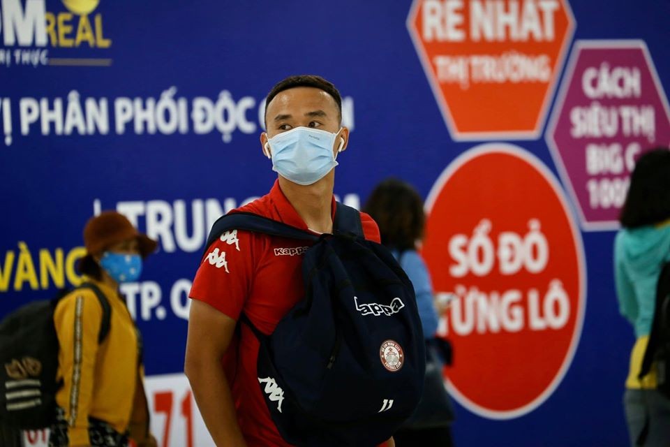 Công Phượng tạo kiểu 