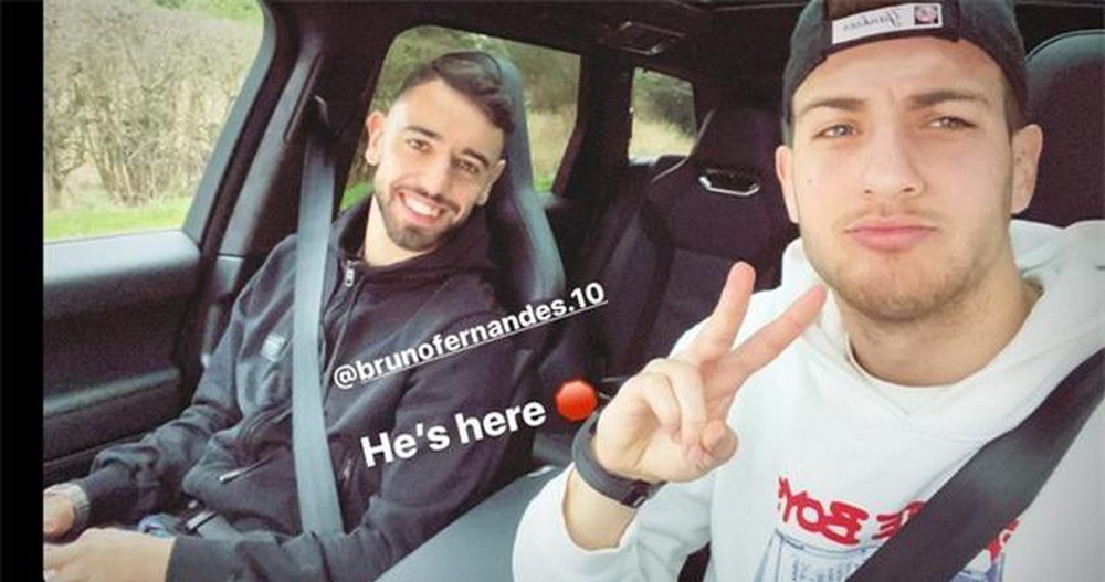 Vừa đến Man Utd, Bruno Fernandes được 1 đồng đội chăm sóc đến 