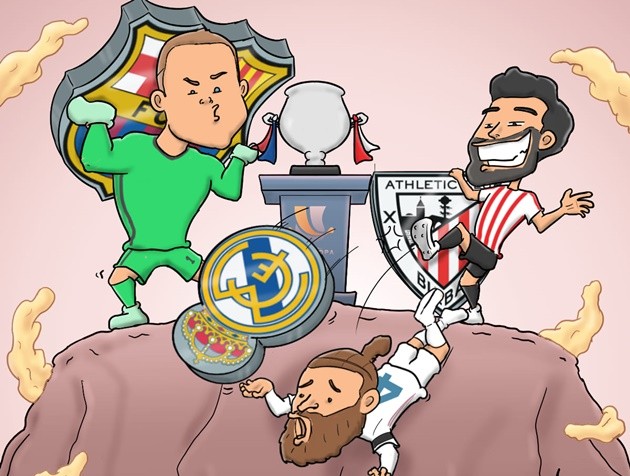 Cười té khói với loạt ảnh chế Siêu cúp Tây Ban Nha - Bóng Đá