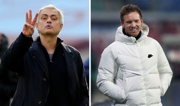 Julian Nagelsmann will be Tottenham's top target if Jose Mourinho fails to arrest decline - Bóng Đá