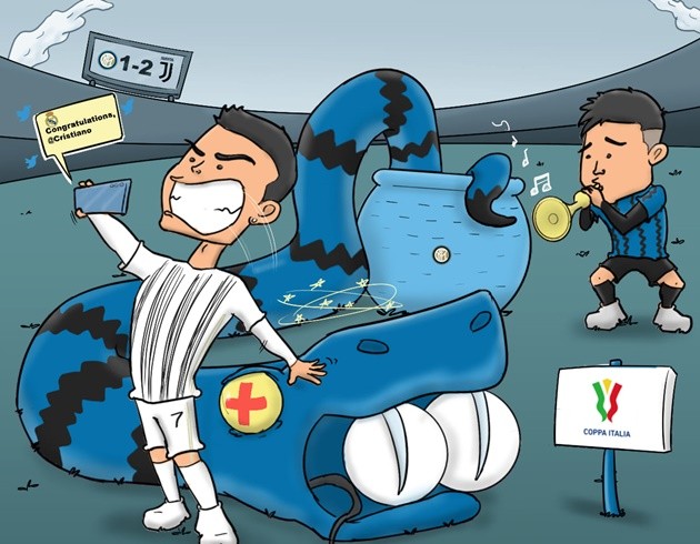Cười té khói với loạt ảnh chế Juve thắng Inter - Bóng Đá