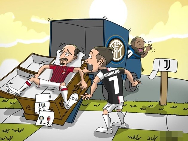 Cười té khói với loạt ảnh chế Inter chiến thắng AC Milan - Bóng Đá