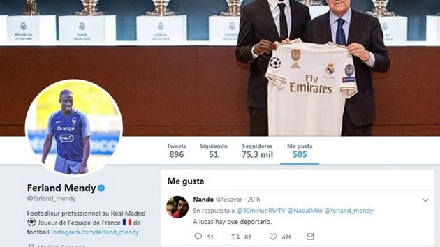 Ferland Mendy lên tiếng xin lỗi vì like bài trục xuất Lucas Vazquez - Bóng Đá