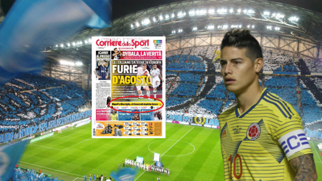 James có thể gia nhập Marseille - Bóng Đá