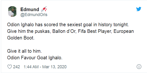 Fan Man Utd: Hãy trao luôn Quả bóng vàng cho cậu ấy! (Odion Ighalo) - Bóng Đá