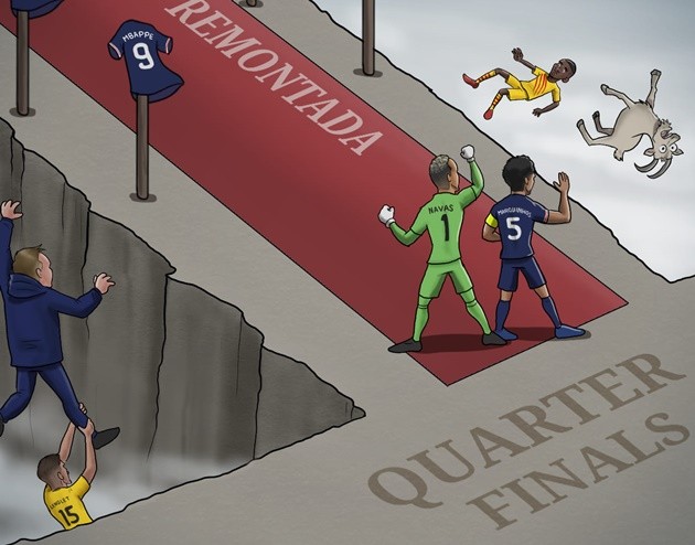 Cười té khói với loạt ảnh chế vòng 1/8 Champions League  - Bóng Đá