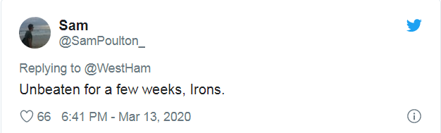 NHA hoãn, fan West Ham hóm hỉnh: 