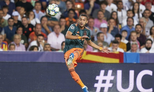 Hakim Ziyech chooses the most beautiful goal in four seasons at Ajax - Bóng Đá